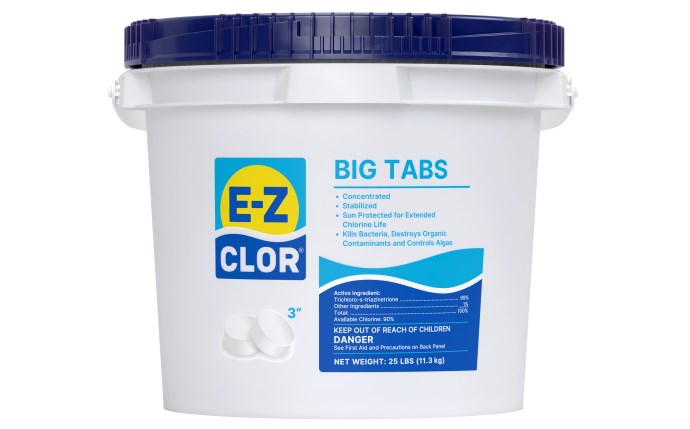 EZ Chlor Big Tabs 25#